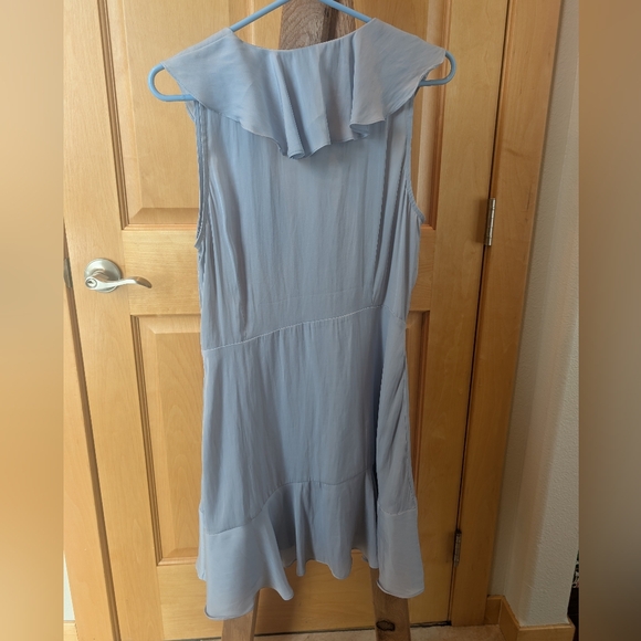 Altar'd State Soft Blue Ruffle Midi Dress - Picture 10 of 11